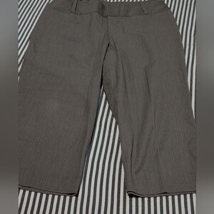 Massimo Brown Pinstripe Trousers